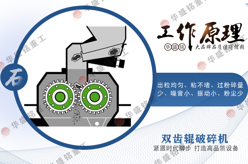 齒輥式破碎機原理